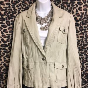 Mossimo distressed faux leather jacket